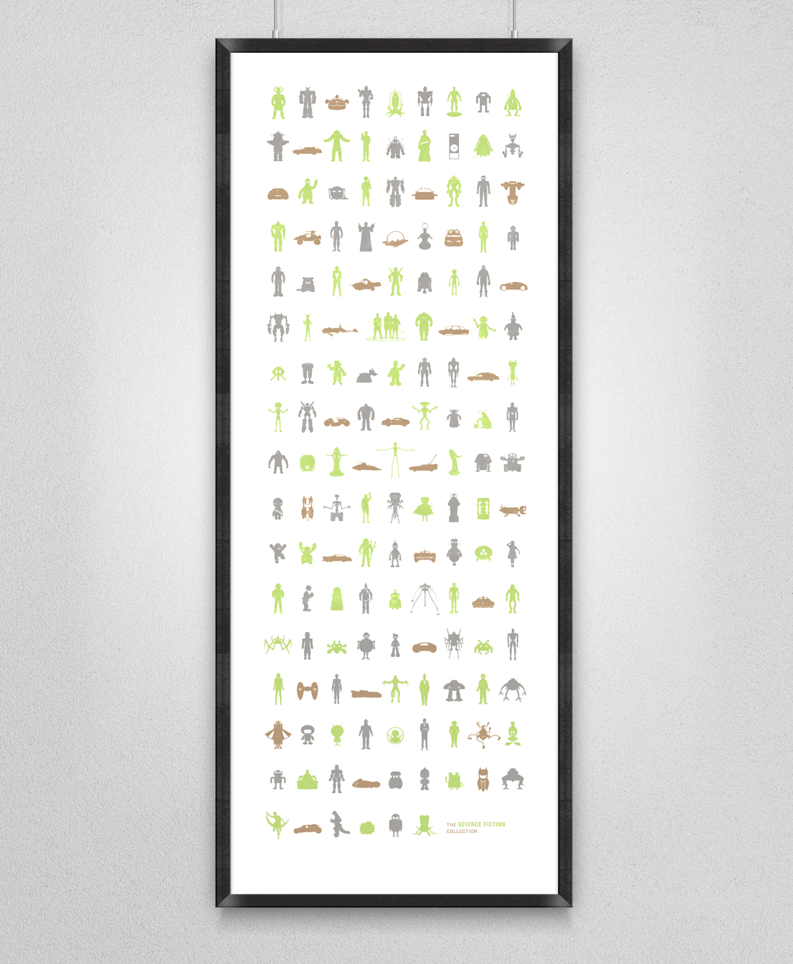 Icons Of Science Fiction Screenprint Chopshopstore Online 1563x1900 Icons Of Science Fiction Screenprint Chopshopstore Online