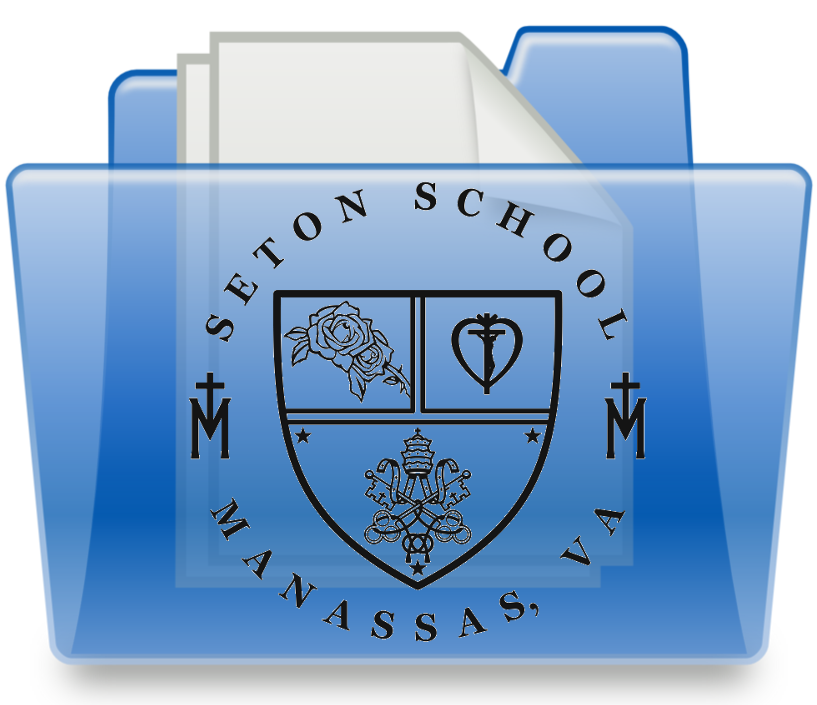Folder Icon Seton School Manassas 817x705 Folder Icon Seton School Manassas