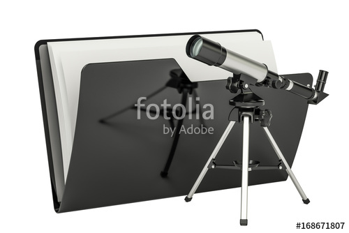 Computer Folder Icon With Telescope, Rendering Stock Photo 500x334 Computer Folder Icon With Telescope, Rendering Stock Photo