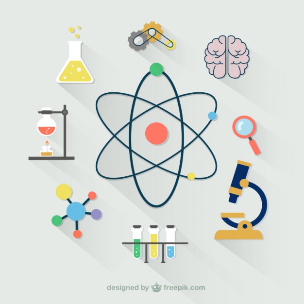 626x626 Science Icon Collection Vector Free Download