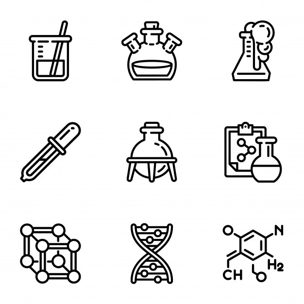 626x626 Biology Science Icon Set Outline Set Of Biology Science Icons