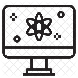 256x256 Computer Science Icon Of Line Style