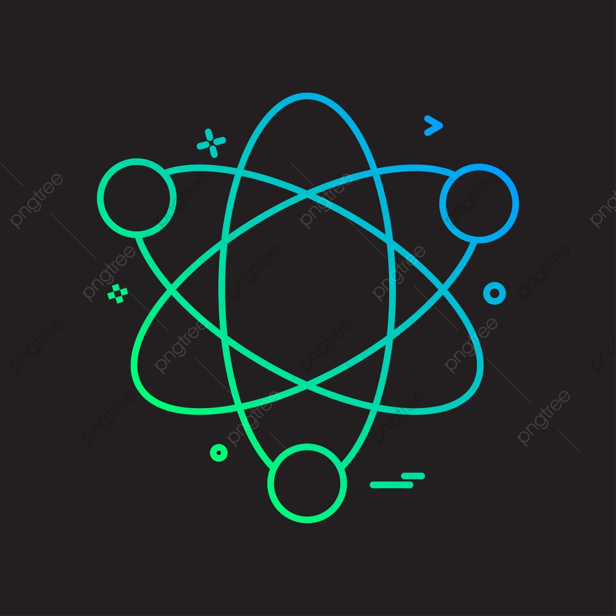 1200x1200 Atom Science Icon Vector Design, Science, Atom, Icon Png