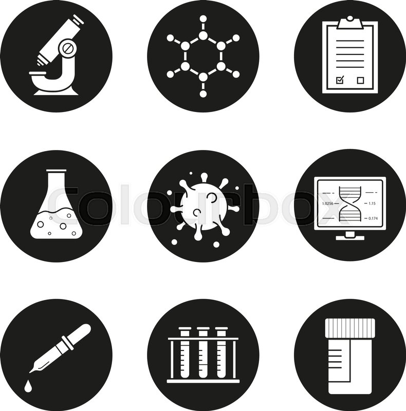 Science Laboratory Icons Set Stock Vector Colourbox 790x800 Science Laboratory Icons Set Stock Vector Colourbox