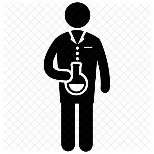 Scientist Icon Of Glyph Style 512x512 Scientist Icon Of Glyph Style