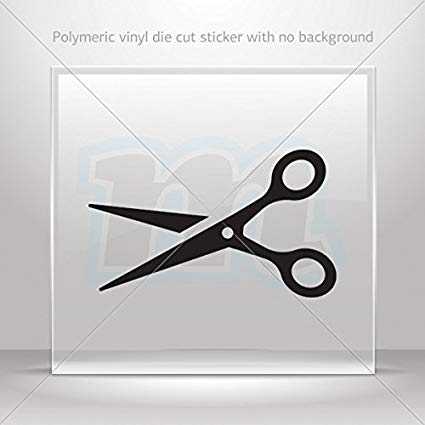 425x425 Sticker Scissors Icon Decoration Motorbike Bicycle