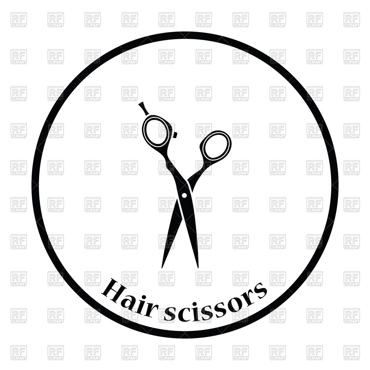 1200x1200 Hair Scissors Icon Vector Image Of Signs, Symbols, Maps Angelp
