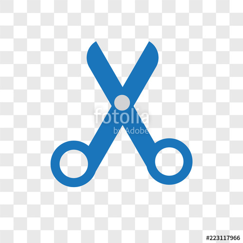 500x500 Scissors Icons Isolated On Transparent Background Modern
