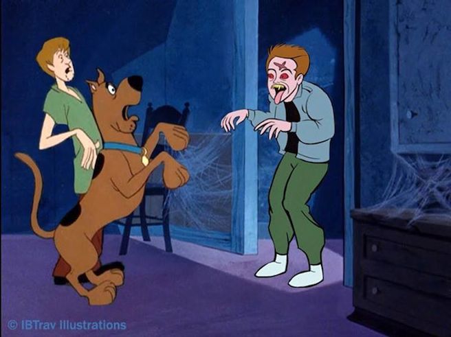656x491 Scooby Doo Gang Meets Horror Icons In Travis Falligant's Lost