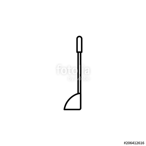 500x500 Scoop Line Icon Element Of Household Icon For Mobile Concept