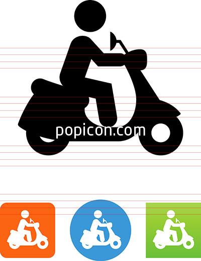 400x518 Motorcycle Scooter Icon