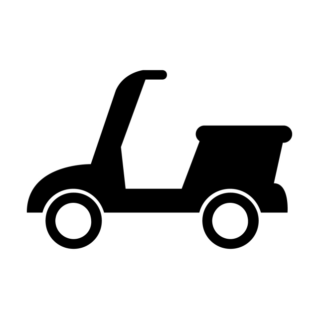 640x640 Scooter Icon, Linear, Editable, Old Png And Vector