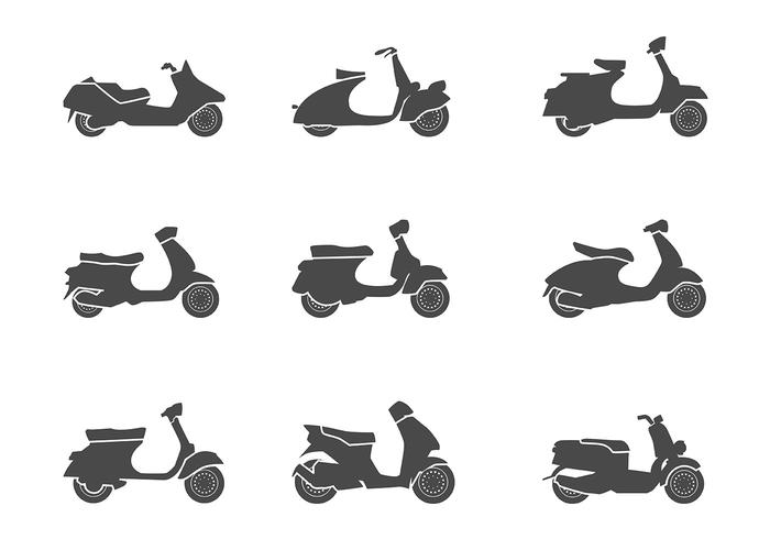 700x490 Scooter Icon Vector