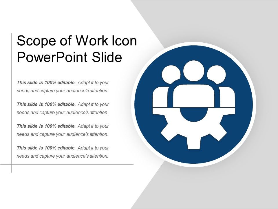 960x720 Scope Of Work Icon Powerpoint Slide Templates Powerpoint