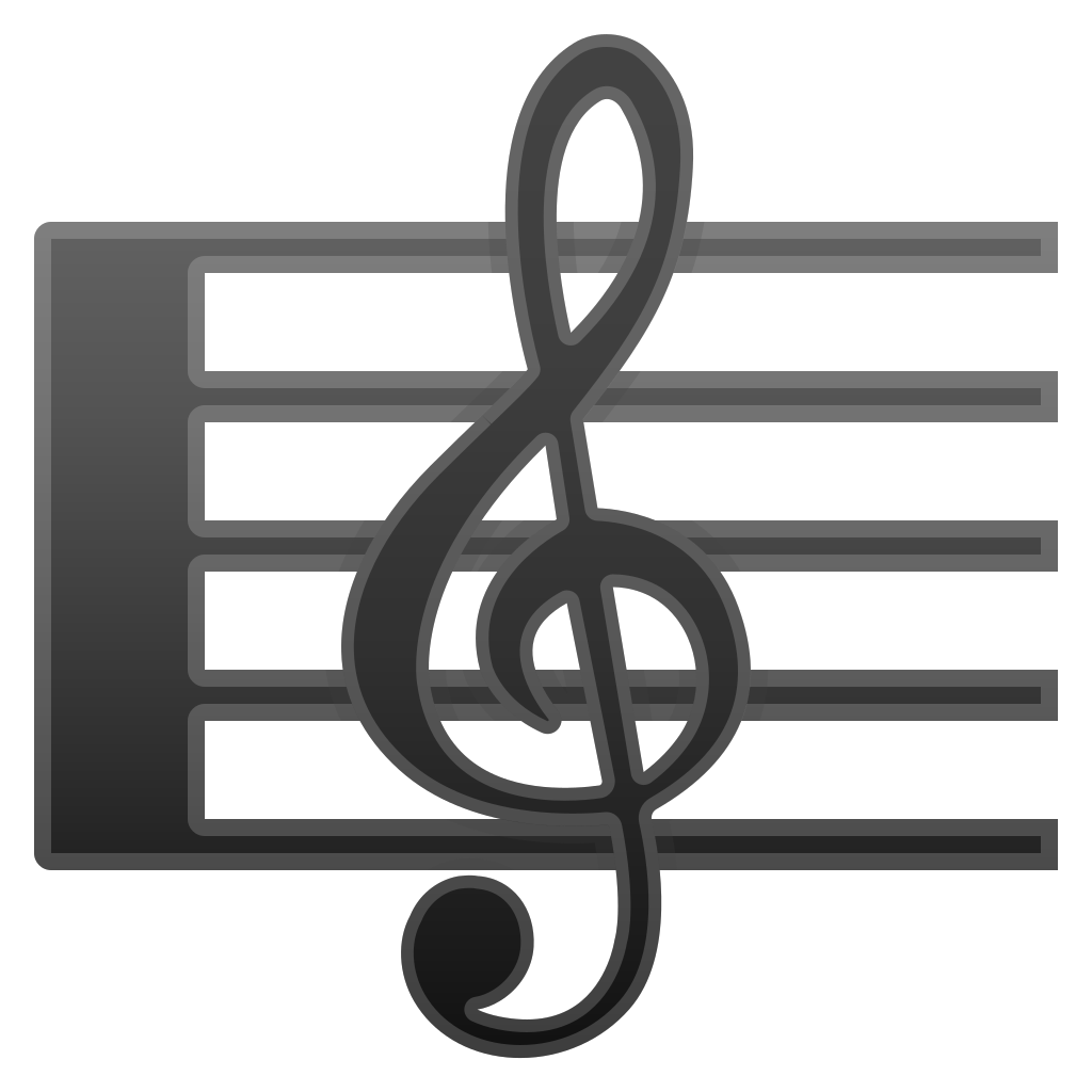 1024x1024 Musical Score Icon Noto Emoji Objects Iconset Google