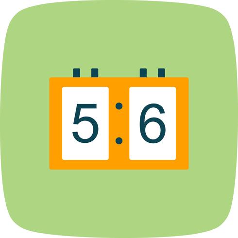 490x490 Scoreboard Icon Vector Illustration