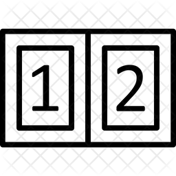 256x256 Scoreboard Icon Of Line Style