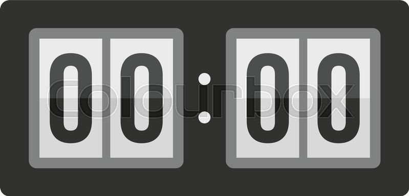 799x384 Scoreboard Icon In Flat Style Isolated Stock Vector Colourbox