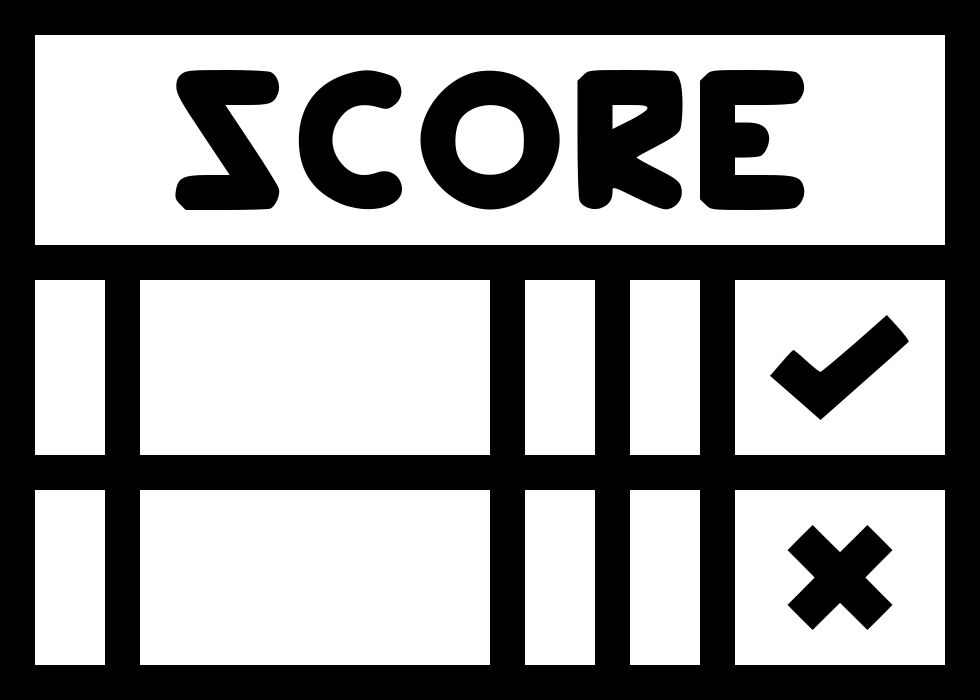 980x700 Score Scorecard Card Mark Png Icon Free Download