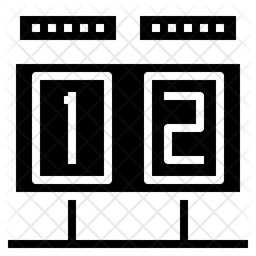 256x256 Scorecard Icon Of Glyph Style