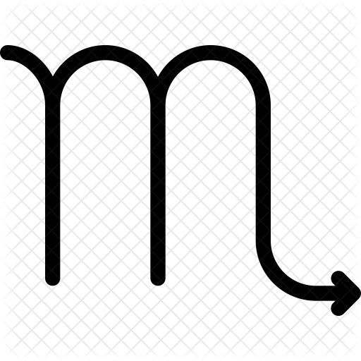 Scorpio Icon Of Glyph Style 512x512 Scorpio Icon Of Glyph Style