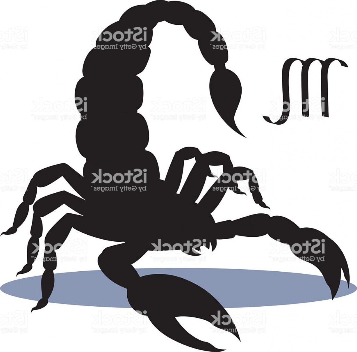 Скорпион схематично