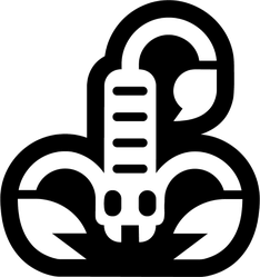 Scorpion Icon Sticker 234x249 Scorpion Icon Sticker