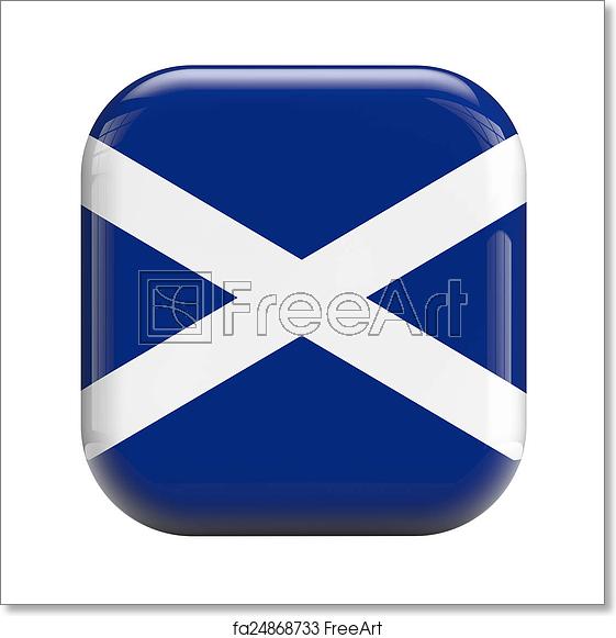 561x581 Free Art Print Of Scotland Flag Icon Scotland Flag Isolated