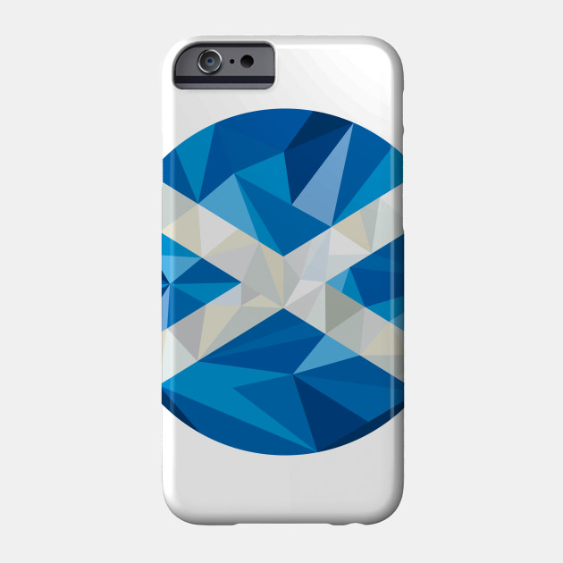 630x630 Scotland Flag Icon Circle Low Polygon