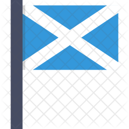 256x256 Scotland Flag Icon Of Flat Style