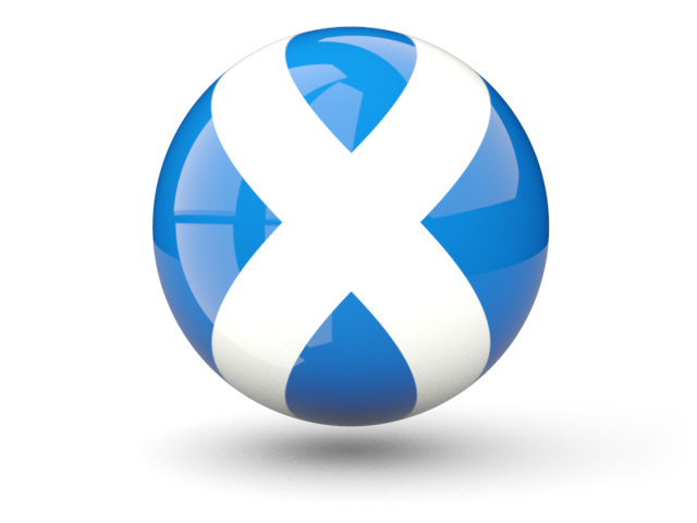 640x480 Sphere Icon Illustration Of Flag Of Scotland