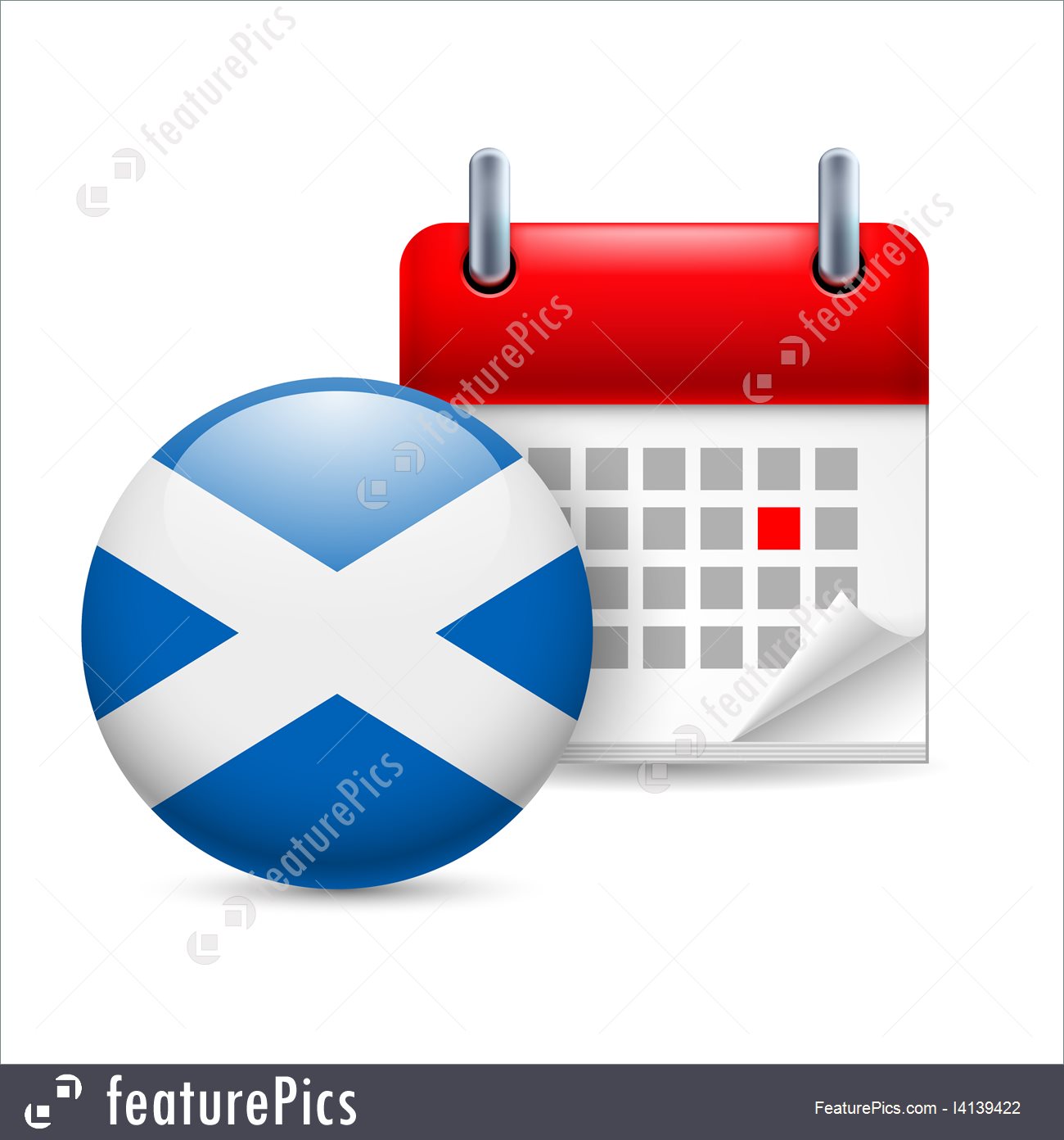 1300x1392 Flags Icon Of National Day In Scotland