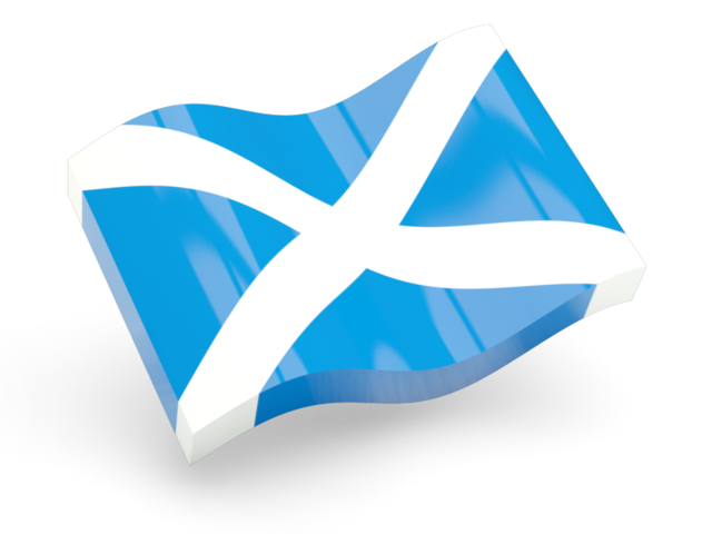 640x480 Glossy Wave Icon Illustration Of Flag Of Scotland
