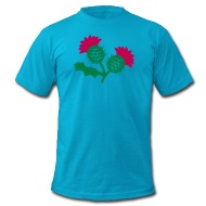 190x190 Scotland Icon Scottish Thistle Flower Plant Men's Jersey T Shirt