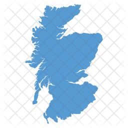 256x256 Scotland Icon Of Glyph Style