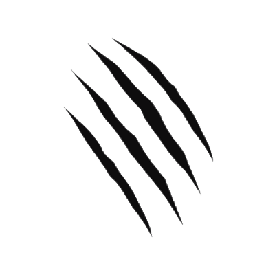 400x400 Jaguar Claw Scratch Vector Picture