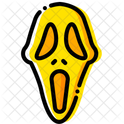 256x256 Scream Icon Of Colored Outline Style
