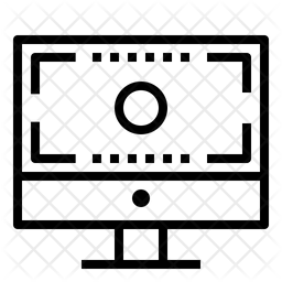 256x256 Screen Capture Icon Of Line Style