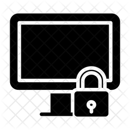 Lock Screen Icon Of Glyph Style 256x256 Lock Screen Icon Of Glyph Style