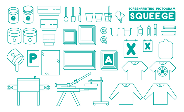 600x367 Screenprinting Pictogram Squeege On Behance