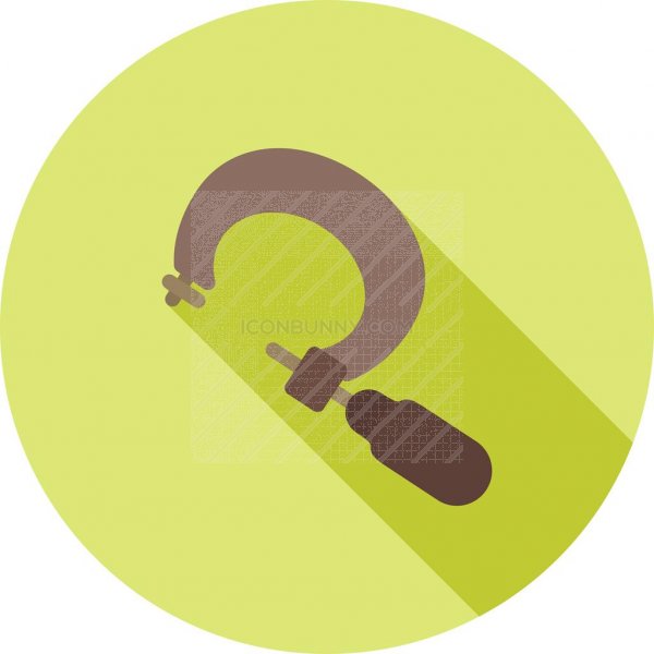 600x600 Screw Gauge Flat Shadowed Icon