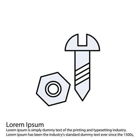 490x490 Vector Screw Icon