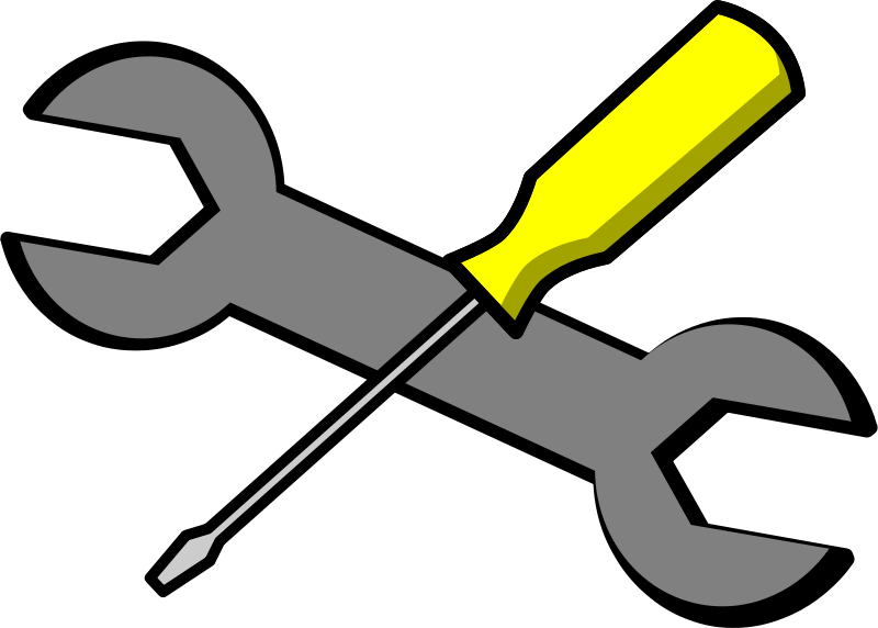 800x572 Free Clipart Screwdriver And Wrench Icon Purzen