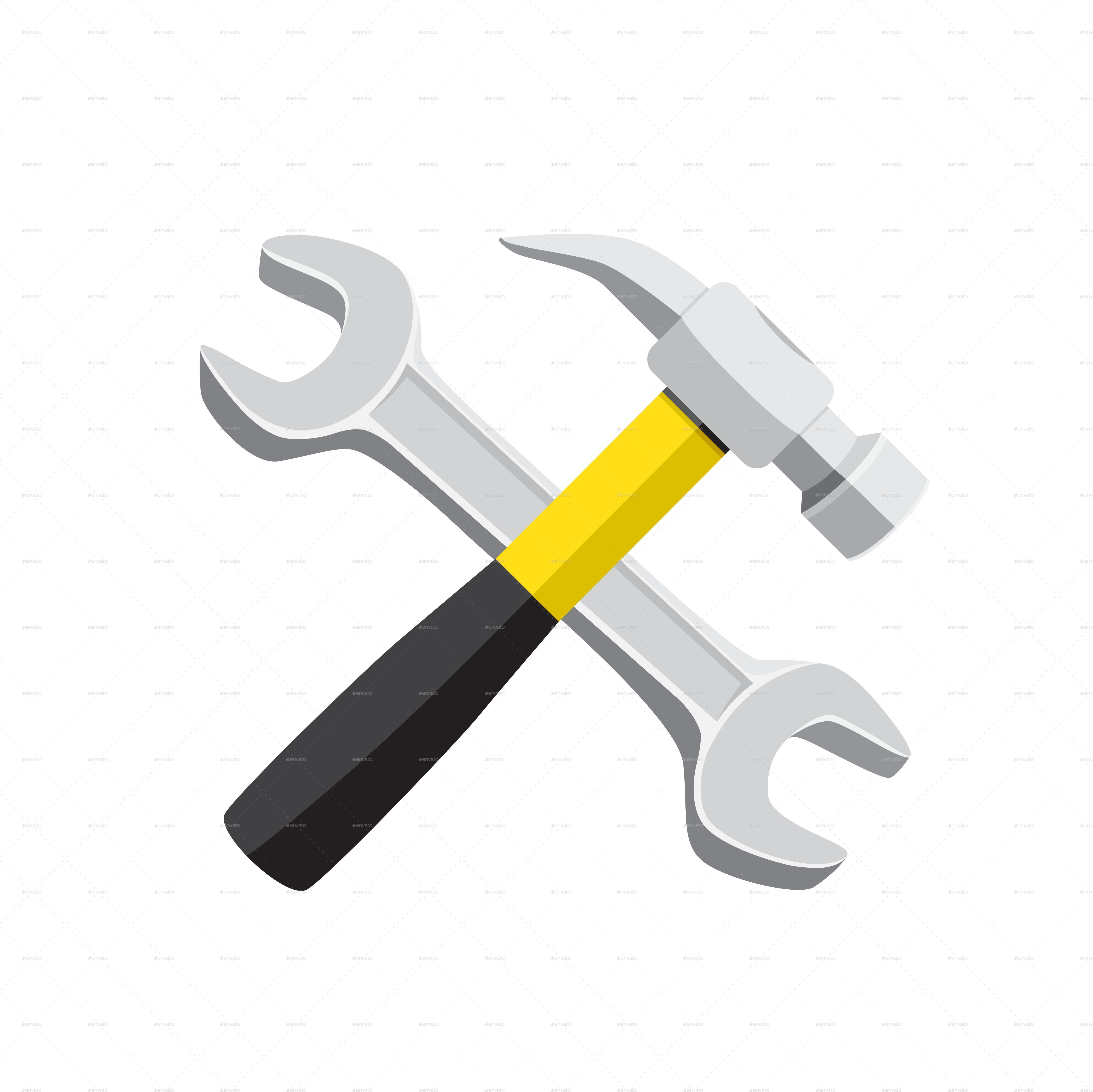 Screwdriver Clipart Hammer Tool Wrench And Hammer Clipart Png My Xxx Hot Girl 9431