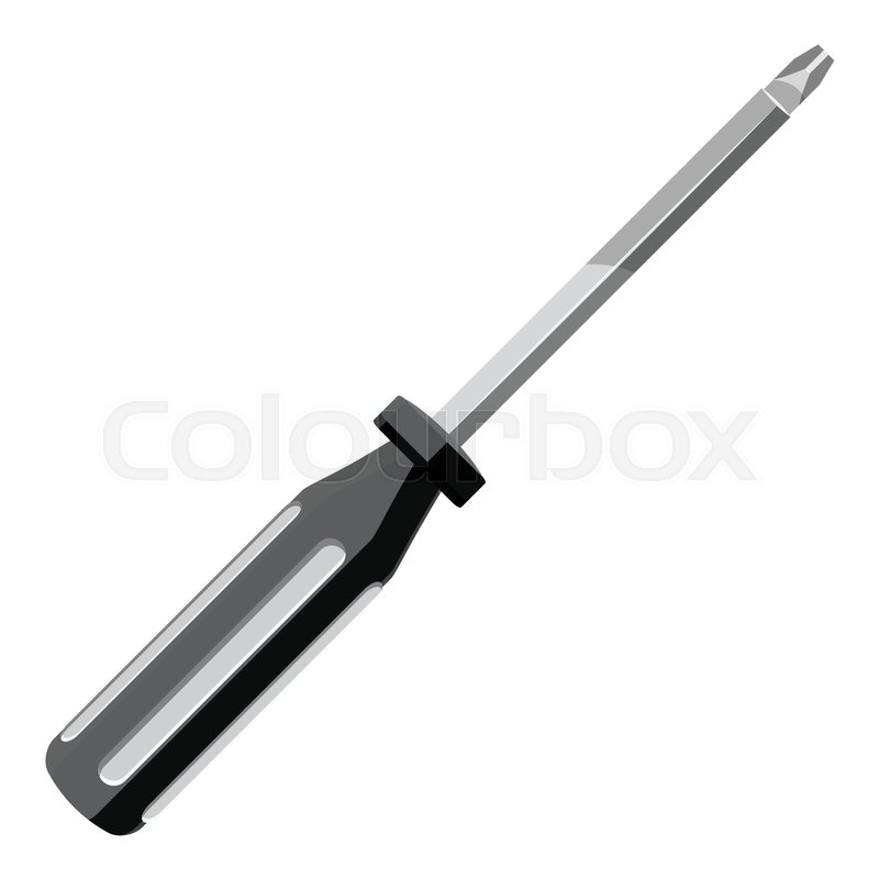 800x800 Screwdriver Icon Gray Monochrome Stock Vector Colourbox