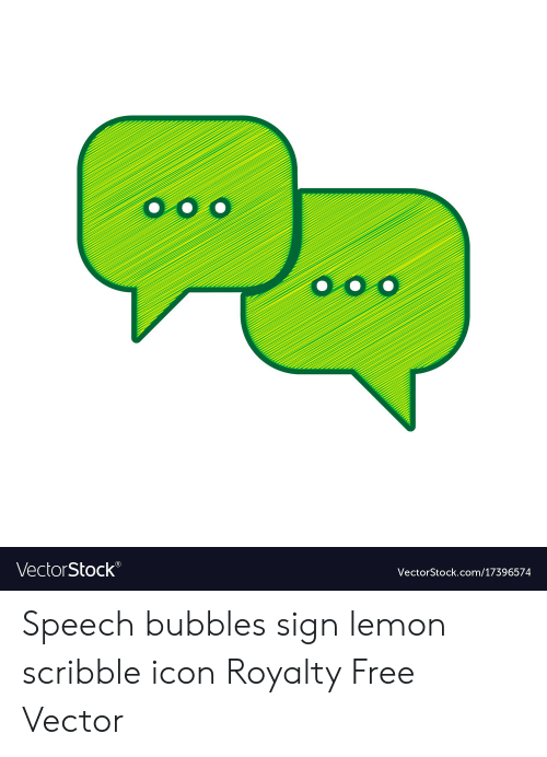 500x692 Vectorstock R Speech Bubbles Sign Lemon
