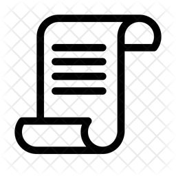 256x256 Script Icon Of Line Style