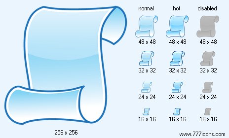 464x280 Script Icon Database Icon Set
