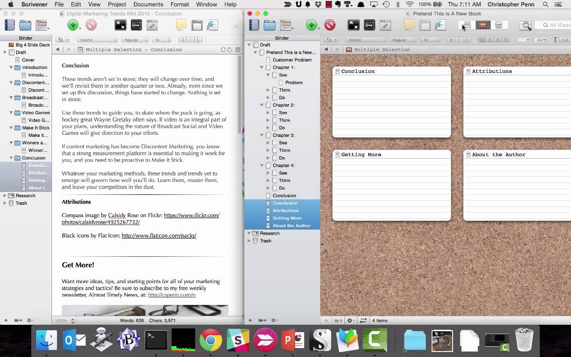 scrivener windows organization sketch template