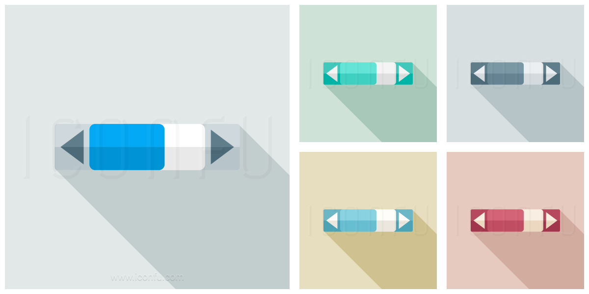 1200x600 Scroll Bar Horizontal Icon